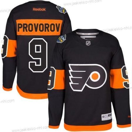 Nuoret Philadelphia Flyers #9 Ivan Provorov Musta 2017 Stadium Series Ommeltu NHL Paita