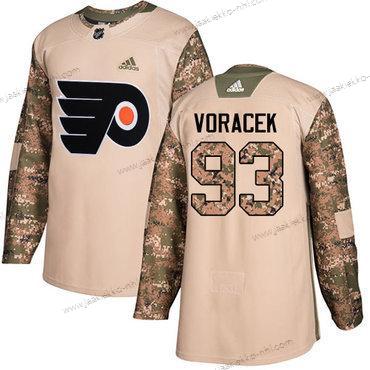 Nuoret Philadelphia Flyers #93 Jakub Voracek Maastokuvio Aito 2017 Veterans Day Ommeltu NHL Paita