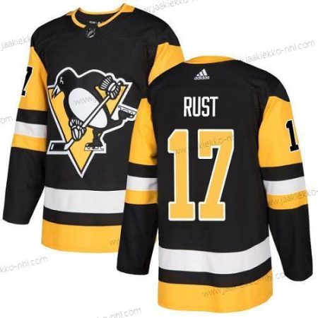 Nuoret Pittsburgh Penguins #17 Bryan Rust Musta Kotiottelupaita Aito Ommeltu NHL Paita