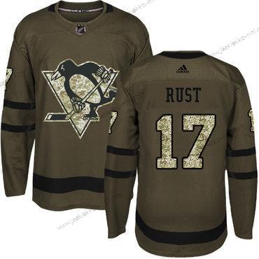 Nuoret Pittsburgh Penguins #17 Bryan Rust Vihreä Salute to Service Ommeltu NHL Paita