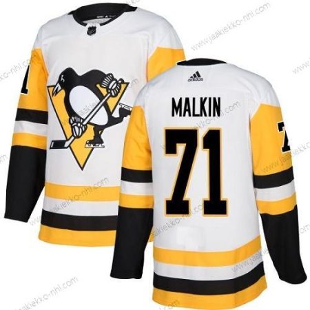 Nuoret Pittsburgh Penguins #71 Evgeni Malkin Valkoinen Road Aito Ommeltu NHL Paita