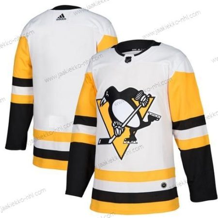 Nuoret Pittsburgh Penguins Tyhjä Valkoinen Road Aito Ommeltu NHL Paita