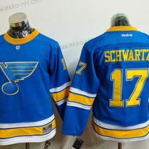 Nuoret St. Louis Blues #17 Jaden Schwartz Sininen 2017 Talvi Klassinen Ommeltu NHL Paita