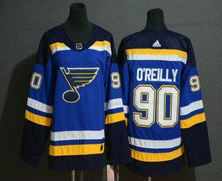 Nuoret St. Louis Blues #90 Ryan O’Reilly Sininen Ommeltu NHL Paita