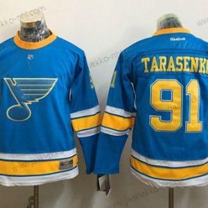 Nuoret St. Louis Blues #91 Vladimir Tarasenko Sininen 2017 Talvi Klassinen Ommeltu NHL Paita