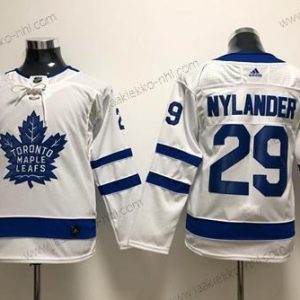 Nuoret Toronto Maple Leafs #29 William Nylander Valkoinen Road Aito Ommeltu NHL Paita