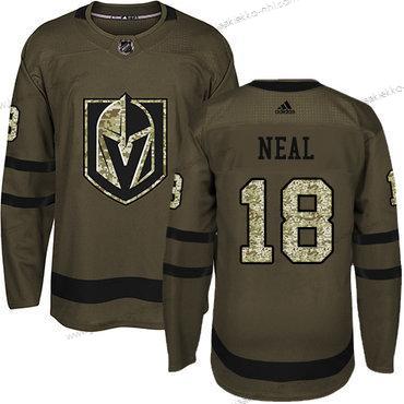 Nuoret Vegas Golden Knights #18 James Neal Vihreä Salute to Service Ommeltu NHL Paita