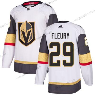 Nuoret Vegas Golden Knights #29 Marc-Andre Fleury Valkoinen Road Aito Ommeltu NHL Paita