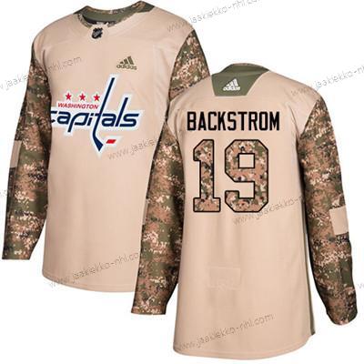 Nuoret Washington Capitals #19 Nicklas Backstrom Maastokuvio Aito 2017 Veterans Day Ommeltu NHL Paita