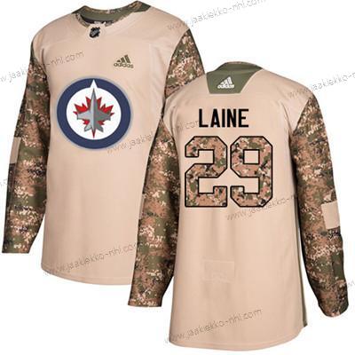 Nuoret Winnipeg Jets #29 Patrik Laine Maastokuvio Aito 2017 Veterans Day Ommeltu NHL Paita