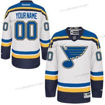 St. Louis Blues Mukautettu Valkoinen Premier Reebok Kolmas paita Paita